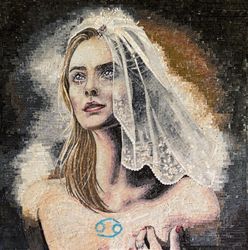 Krebs Portrait Mosaik