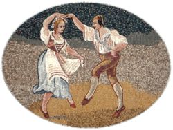 Танец, мозаика