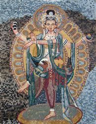 Hindu Goddess Mosaic