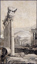 Palmyra Ruins Mosaic