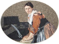 Ceruti's The Laundress Mosaic