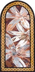 Mosaik Weiße Lilien