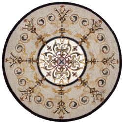 Round Gold Pattern Mosaic
