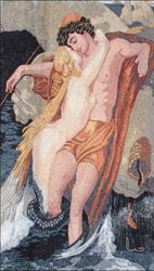 Leighton's Fisherman and Syren Mosaic
