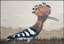 Eurasian Hoopoe Mosaic