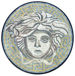 Mosaik Graue Medusa