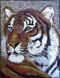 Tiger Portrait Mosaic