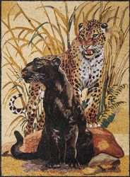 Panther and Jaguar Mosaic