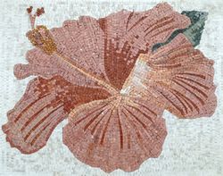 Mosaik Hibiskus Pink