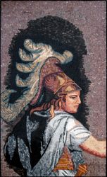 Римский Центурион, Мозаика