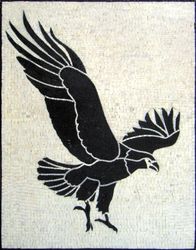 Eagle Stencil Mosaic