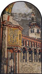 Arched Umayyad Mosque Mosaic