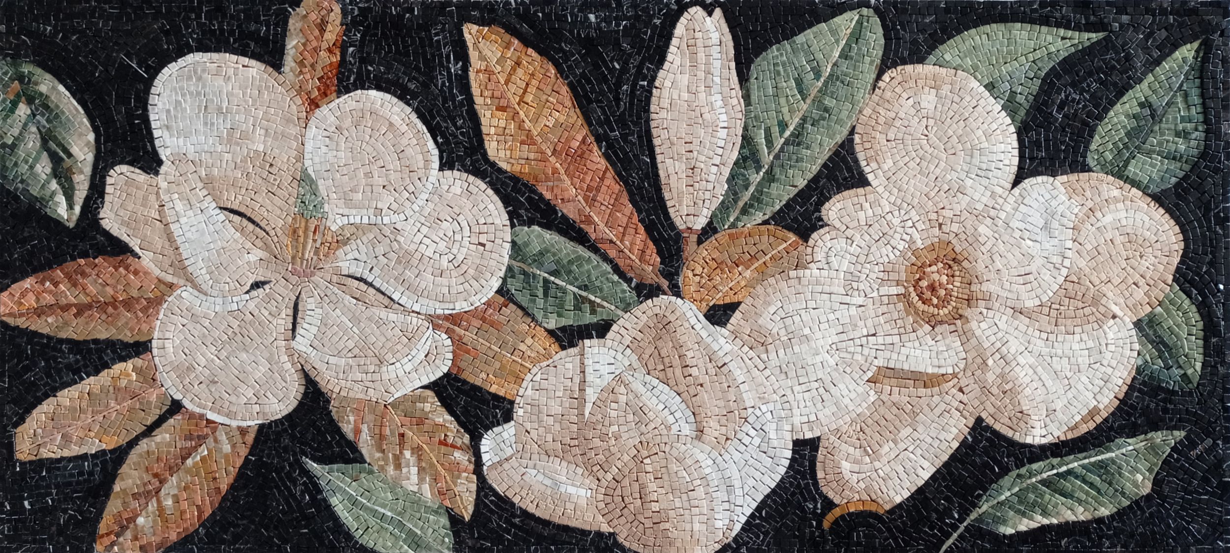Magnolias Mosaic | Mosaic Natural