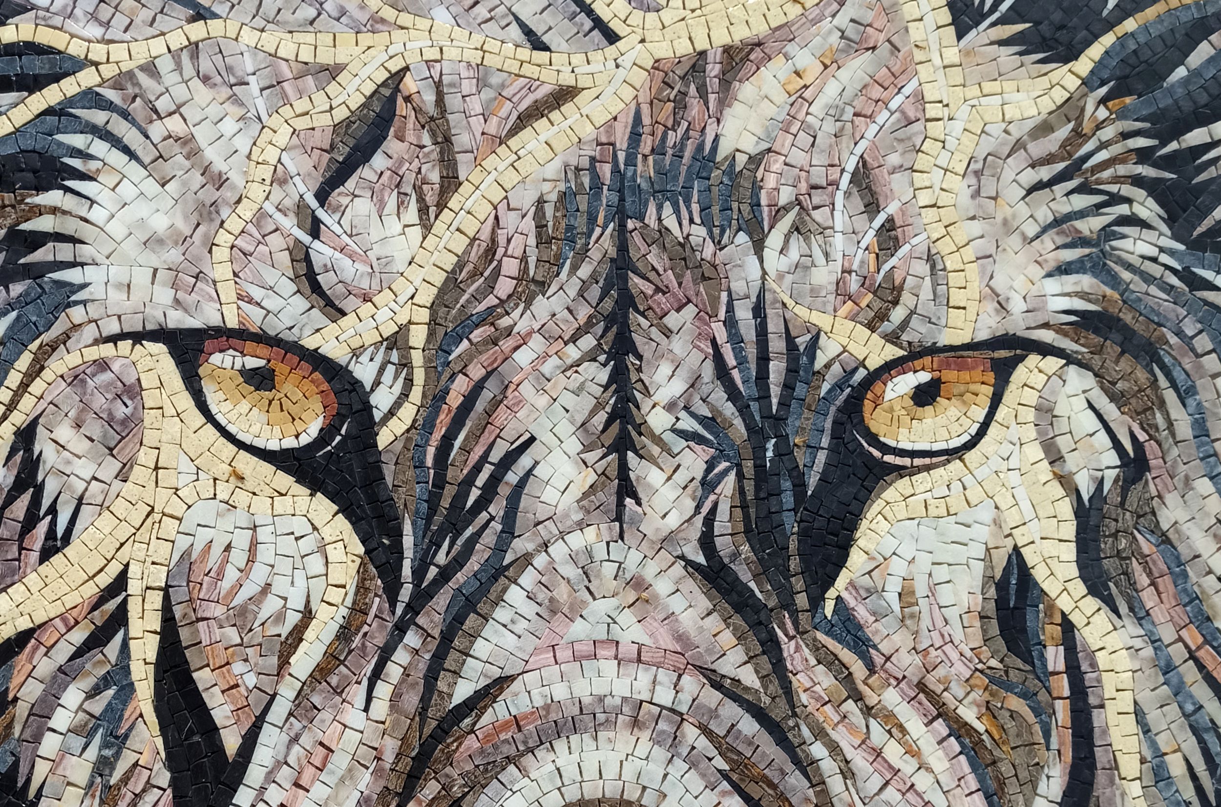 Male Lion Mosaic, 38