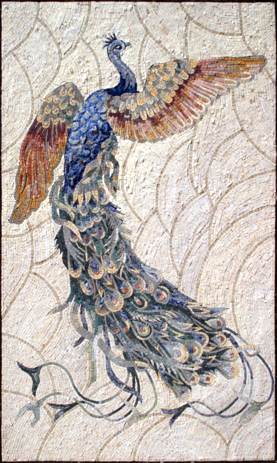 Royal Peacock Mosaic | Mosaic Natural