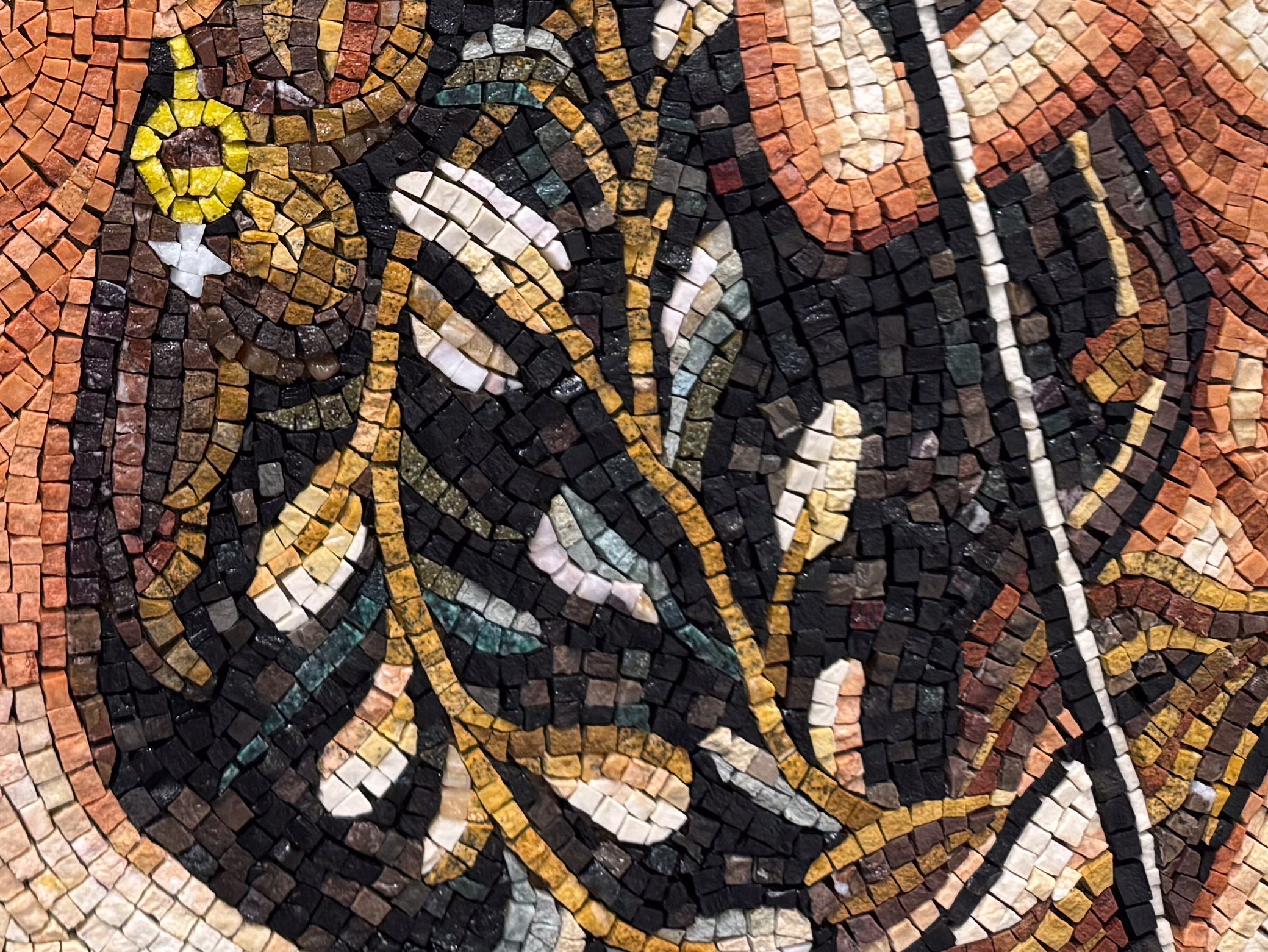 Mona Lisa of the Galilee Mosaic Of Zippori Reproduction | Mosaic