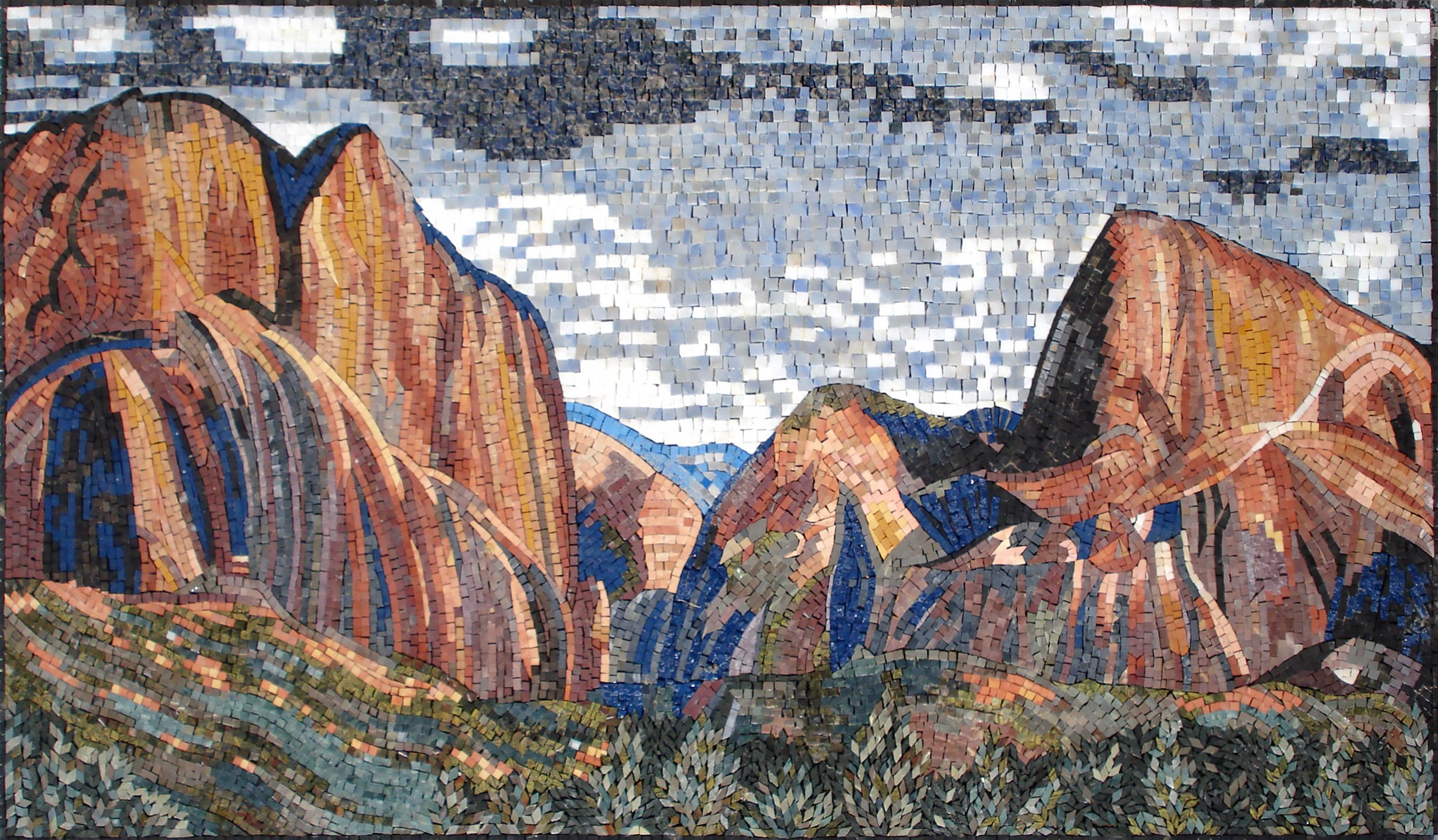 Southwest Landscape Mosaic | Mosaic Natural