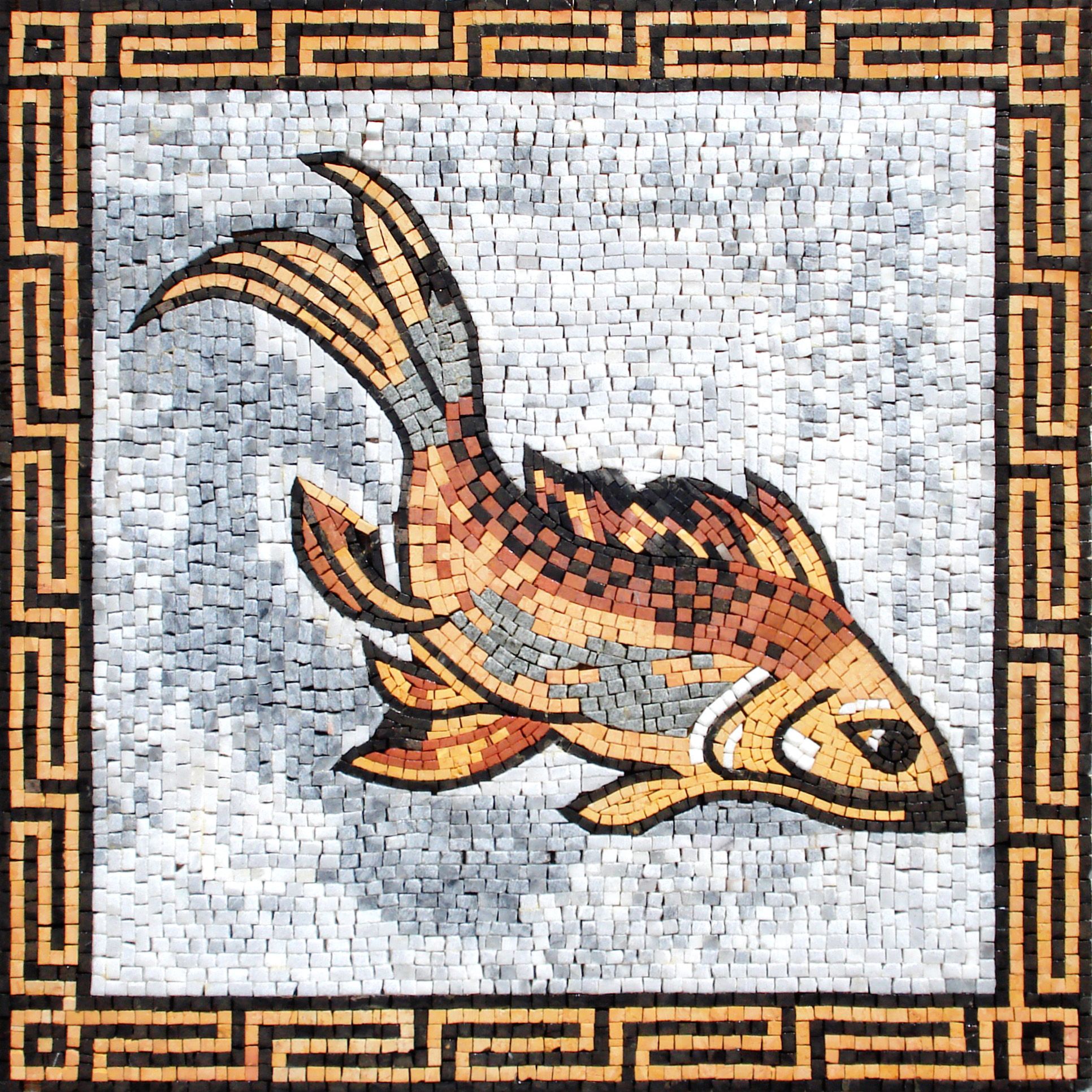 Goldfish Mosaic | Mosaic Natural