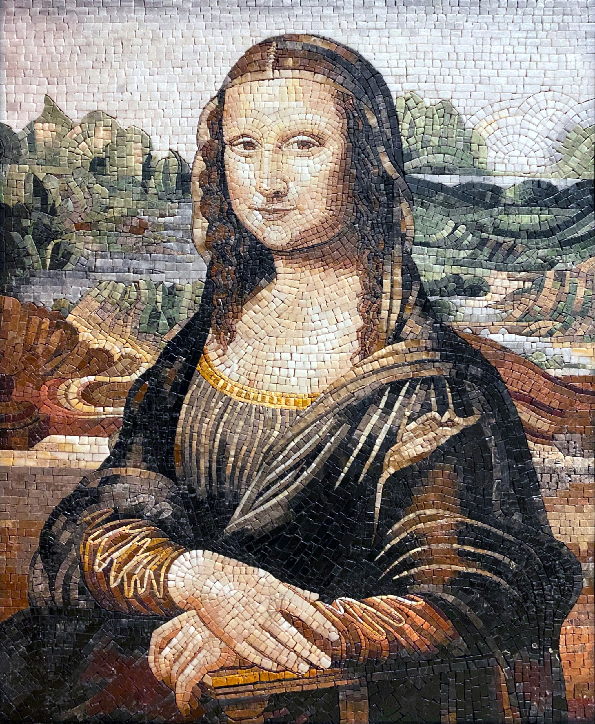 Monna Lisa モナ・リザ　レプリカアート　額縁付き Mona Lisa in Profile | 霧島アートの森