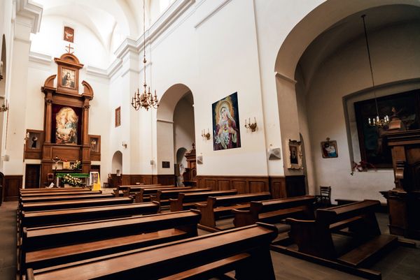 Mother Mary Mosaic, 36"x48" Installed