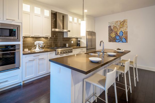 Abstrakte Blätter Mosaik Verlegt