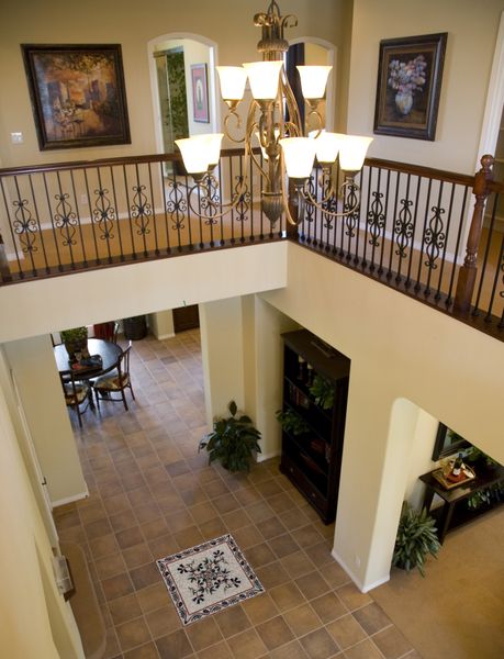 Mosaik Florales Muster, 80 cm Verlegt