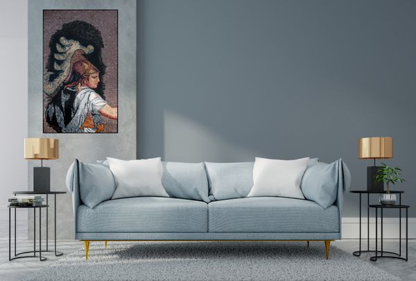 Римский Центурион, Мозаика Установлена