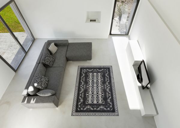 Стильный ковер, мозаика Установлена