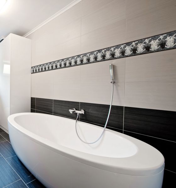 Weintrauben-Muster Mosaik, 100x20 cm Verlegt