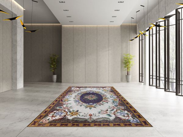 Цветы Узор Мозаика Установлена