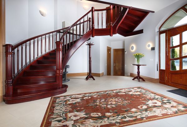 Mosaik Roter Teppich Verlegt