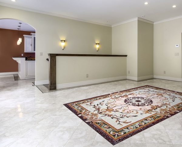 Растительный Орнамент Мозаика Установлена