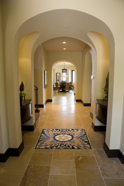 Layered Petal Mosaic Installed