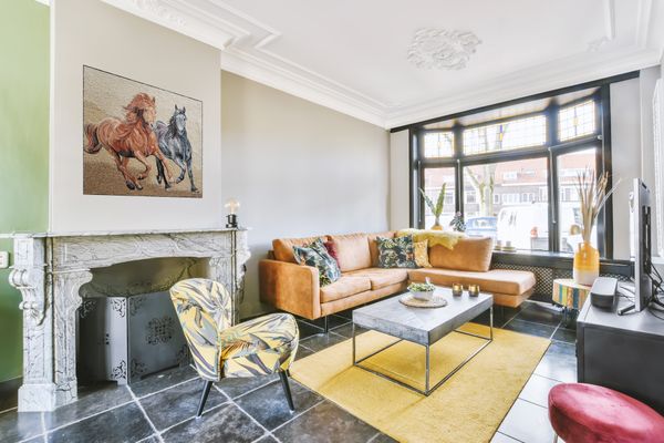 Galloping Black and Brown Horse Mosaic Установлена