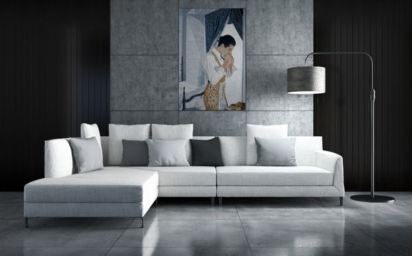 Matador at Rest Mosaic Installed