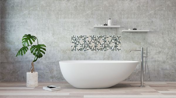 Growing Leaves Pattern Mosaic Installed