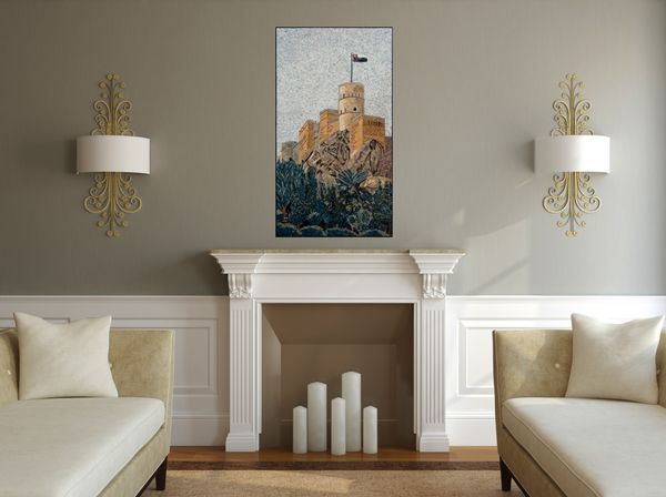 Nakhal Fort, Oman Mosaic Installed