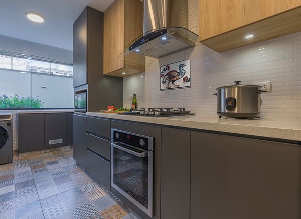 Colorful Bird Mosaic Installed