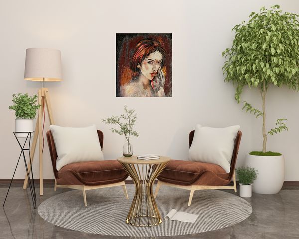 Aries Portrait Mosaic Установлена