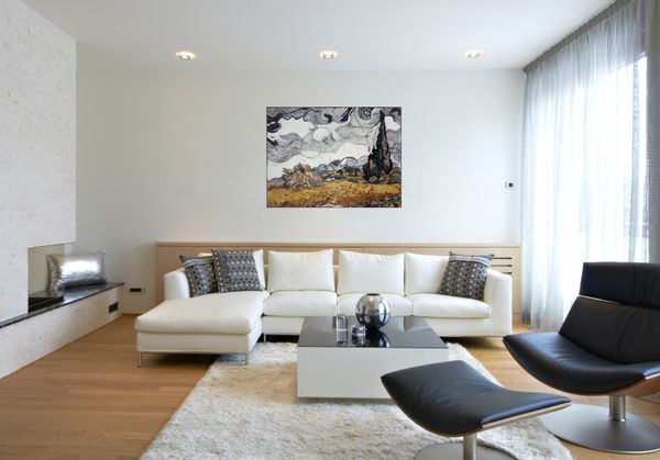 Пшеничное Поле Мозаика Установлена