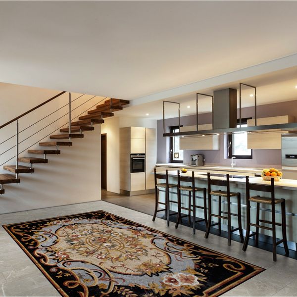 Mosaik Floral Vignette Verlegt