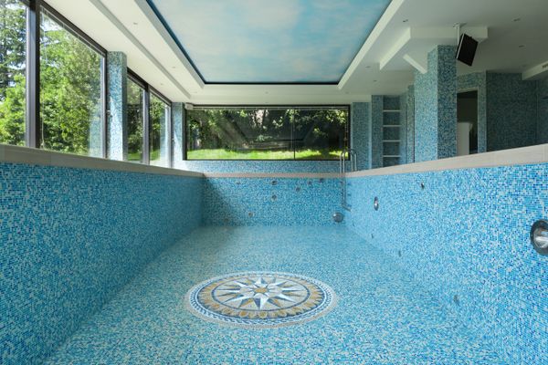 Mosaik Nautisches Abbild Verlegt