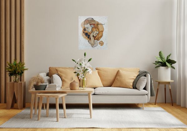 Gemini Zodiac Mosaic Установлена