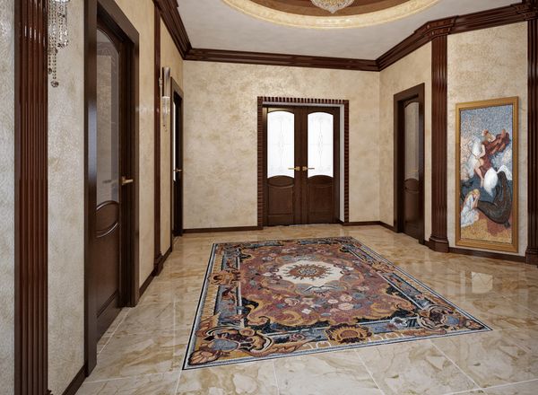 Teppich Mosaik Verlegt