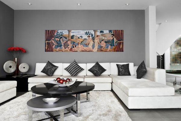 Мозаика Рим Установлена