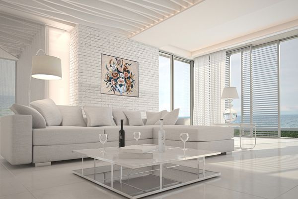 Mosaik Blüte Vase Verlegt