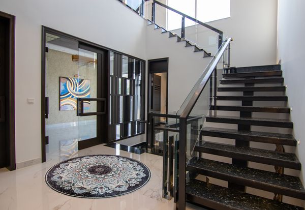 Extravagant Mixed Pattern Mosaic, 99" Installed