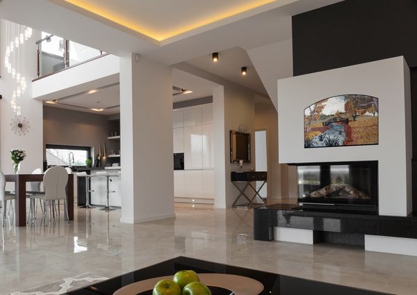 Herbstliche Landschaft Mosaik Verlegt