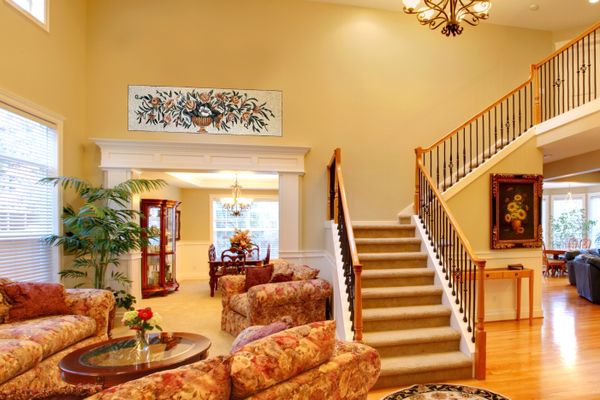 Цветы, картина из мозаики Установлена