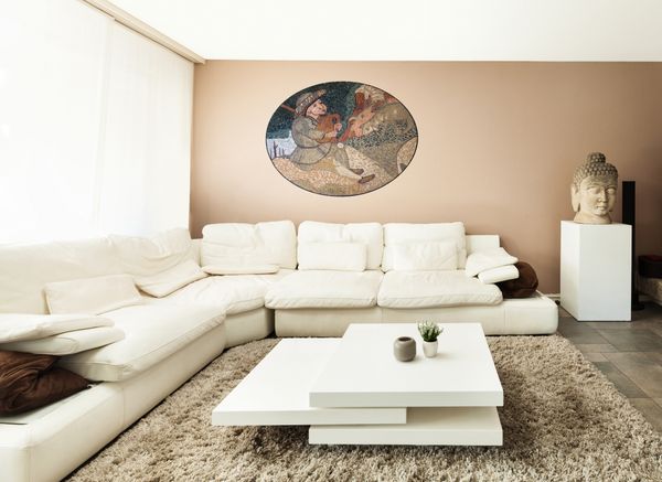 Песня, мозаика Установлена